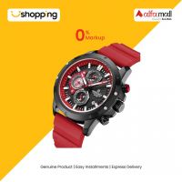 Naviforce Chronograph Edition Watch For Men Maroon (nf-8036-4) - On Installments - ISPK-0139