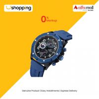 Naviforce Chronograph Exclusive Edition Watch For Men Navy Blue (nf-8034-2) - On Installments - ISPK-0139