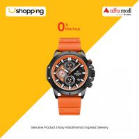 Naviforce Chronograph Edition Watch For Men Orange (nf-8036-3) - On Installments - ISPK-0139