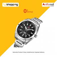 Naviforce Day And Date Edition Watch For Men Silver (nf-9038-2) - On Installments - ISPK-0139