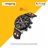 Naviforce Solar Watch For Men Dark Brown (NF-S1006-2) - On Installments - ISPK-0139