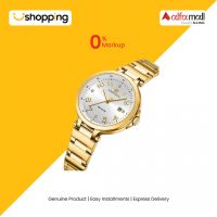 Naviforce Exclusive Date Edition Watch For Women Gold (NF-5033-1) - On Installments - ISPK-0139