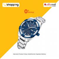 Naviforce Giorno Edition Watch For Men Silver (NF-9218-3) - On Installments - ISPK-0139