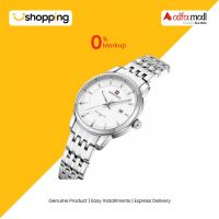 Naviforce Connect Edition Watch For Couple Silver (NF-9228-c-1) - On Installments - ISPK-0139