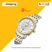 Naviforce Date Edition Watch For Men Two Tone (NF-8040-g-4) - On Installments - ISPK-0139