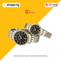 Naviforce Date Edition Watch For Couples - Two Tone (NF-8040C-3) - On Installments - ISPK-0139