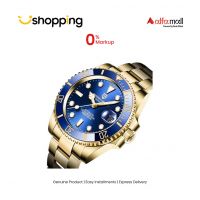 Benyar Pagani Design Stainless Steel Men's Watch Golden (PD-1661-3) - On Installments - ISPK-0118