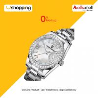 Benyar Pagani Design Diamond Edition Watch For Women Silver (PD-1776-3) On Installments - ISPK-0118