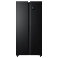 Haier Twin Door Series Side By Side 19 Cft Refrigerator Black (HRF-522 IBS) With Free Delivery On Installment By Spark Tech