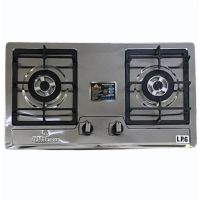 Gas HOB two Burner Stainless Steel with free Delivery On Installment 