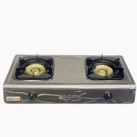 Black Stone Gas Stove ST-102 Silver with Free Delivery 