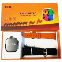 BML France BW30 Ultra Smartwatch Dual Strap Leather & Silicone + On Installment