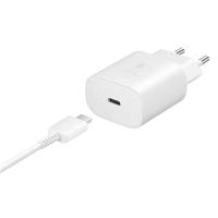 Samsung 25w 2 pin Adopter With Cable White With Free Delivery On Spark Technology