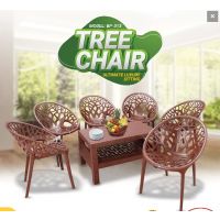 Boss TREE CHAIR 313 WITH BP-370 DOUBLE SHELF TABLE Set Free Delivery | On Installment