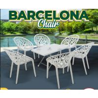 Boss TREE CHAIR 313 WITH BP-214-S FOLDING STEEL PLASTIC TABLE WHITE COLOR Set Free Delivery | On Installment