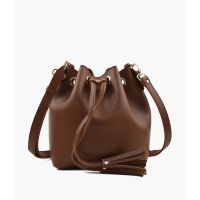 RTW Creation - Horse brown bucket bag