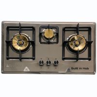 Black Stone Gas HOB BS-823-LPG Brass Burner Non-Installment 