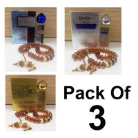 Pack Of 3 One Man Show Golden Edition + Emotion Homme + Royale Attar Perfume Set (Dubai Imported Replica)