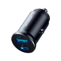 Joyroom 30W A+C Mini Metal Car Charger Black (JR-CCN05) - Non Installments - ISPK-0146