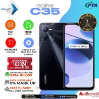 Realme C35 4gb,128gb On Easy Installments (12 Months) with 1 Year Brand Warranty & PTA Approved With Free Gift by SALAMTEC & BEST PRICES