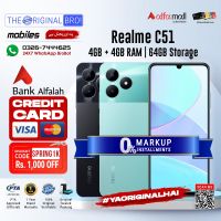 Realme C51 | 4GB RAM | 64GB Storage | 12 Months Installment | PTA Approved | 1 Year Warranty | The Original Bro Mobiles