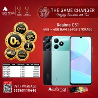 Realme C51 4GB-64GB | 1 Year Warranty | PTA Approved | Installments - The Game Changer