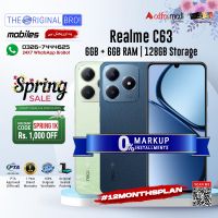 Realme C63 | 6GB + 6GB RAM | 128GB Storage | PTA Approved (Official) | 1 Year Warranty | Installments Upto 12 Months - The Original Bro Mobiles