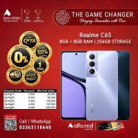 Realme C65 8GB RAM 256GB Storage | Installments Upto 12 Months - The Game Changer