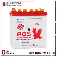 AGS Washi WS 55 R 30 Ah 9 Plate AGS Battery WITHOUT ACID ON INSTALLMENT