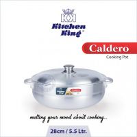 kitchen King metal Finish Caldero Pot 28cm 