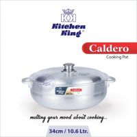 kitchen King metal Finish Caldero Pot 34cm 