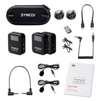 Synco WAir-G2-A2 PRO 2-Person Wireless Microphone System for Cameras and Smartphones With Free Delivery On Installment ST