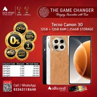 Tecno Camon 30 12GB-256GB | 1 Year Warranty | PTA Approved | Installments - The Game Changer