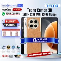 Tecno Camon 30 12GB 256GB | PTA Approved | 1 Year Warranty | Installment - The Original Bro