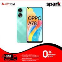 Oppo A78 256GB - 8GB RAM | 1 Year Warranty | PTA Approved | Installments - Spark Tech