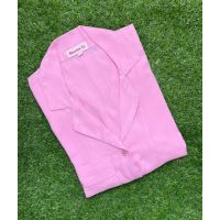 Snoozein Baby Pink Sleepwear For Women - Night Dress For Girls & Womens- Night Wear For Girls & Women -PJs in summer linen