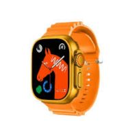 Amax watch 9 Bluetooth calling Smartwatch Orange With Free Delivery By Spark Tech