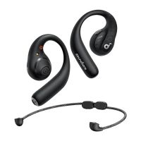 Anker Soundcore AeroFit Pro Superior Comfort Open-Ear Earbuds Black With Free Delivery On Installment By Spark Tech