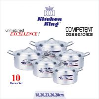 Kitchen King COMPETENT CASSEROLES SET 18-28cm