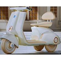 12v Large Vintage Electric Vespa Style Bike for kids 3 Wheel Motorcycle On Installment (Upto 12 Months) By HomeCart With Free Delivery & Free Surprise Gift & Best Prices in Pakistan