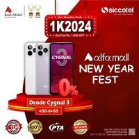 Dcode Cygnal 3 4GB-64GB | 1 Year Warranty | PTA Approved | Monthly Installment By Siccotel Upto 12 Months