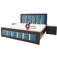 Stylish Bulbuly double Bed with side tables