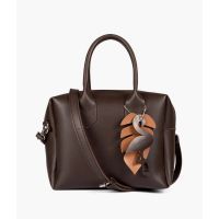 RTW Creation - Dark brown mini bowling bag