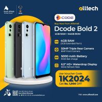 Dcode Bold 2 4GB-64GB | 1 Year Warranty | PTA Approved | Monthly Installments By ALLTECH Upto 12 Months