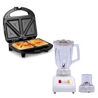 OXFORD Super Blender 2 in 1 + Factory Store Double Sided Heating Sandwich Maker - ON INSTALLMENT