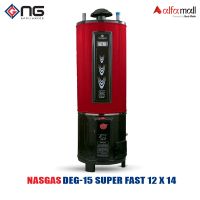 NasGas DEG-15 Super DLX Fast Heating Electric Plus Gas Geyser 15 Gallon 12 x 14 Water Tank On Installments