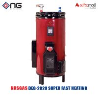 NasGas DEG-2020 Super Fast Heating DLX Geyser 20 Gallon Electric Plus Gas 12 x 14 Water Tank On Installments