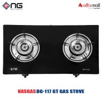 Nasgas DG-117 GT Gas Stove Glass Top Auto ignition Tempered Large Body On Installments