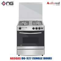 Nasgas DG-327 Single Door Cooking Range Tempered Front Glass Non Installments