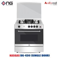 Nasgas DG-430 Single Door Cooking Range 30 inch Tempered Front Glass On Installments